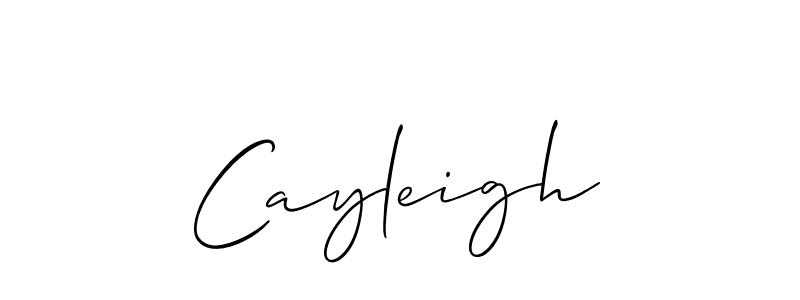 Best and Professional Signature Style for Cayleigh. Allison_Script Best Signature Style Collection. Cayleigh signature style 2 images and pictures png