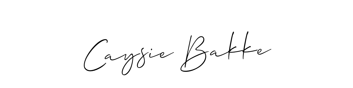 if you are searching for the best signature style for your name Caysie Bakke. so please give up your signature search. here we have designed multiple signature styles  using Allison_Script. Caysie Bakke signature style 2 images and pictures png