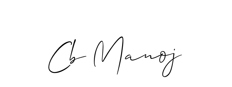 You can use this online signature creator to create a handwritten signature for the name Cb Manoj. This is the best online autograph maker. Cb Manoj signature style 2 images and pictures png