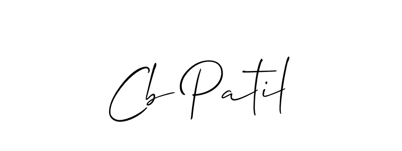 if you are searching for the best signature style for your name Cb Patil. so please give up your signature search. here we have designed multiple signature styles  using Allison_Script. Cb Patil signature style 2 images and pictures png