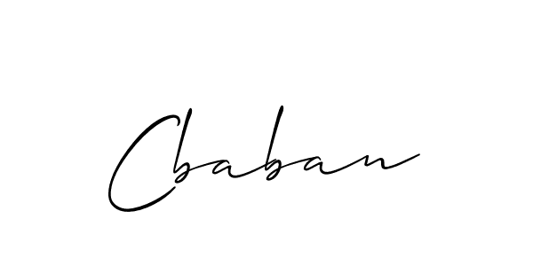 The best way (Allison_Script) to make a short signature is to pick only two or three words in your name. The name Cbaban include a total of six letters. For converting this name. Cbaban signature style 2 images and pictures png