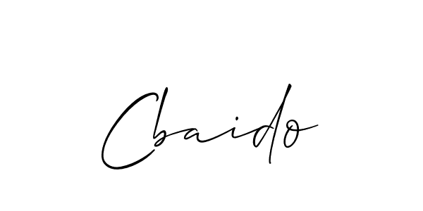 Use a signature maker to create a handwritten signature online. With this signature software, you can design (Allison_Script) your own signature for name Cbaido. Cbaido signature style 2 images and pictures png