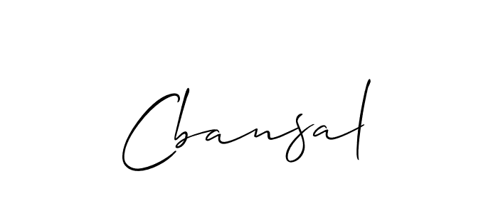Use a signature maker to create a handwritten signature online. With this signature software, you can design (Allison_Script) your own signature for name Cbansal. Cbansal signature style 2 images and pictures png