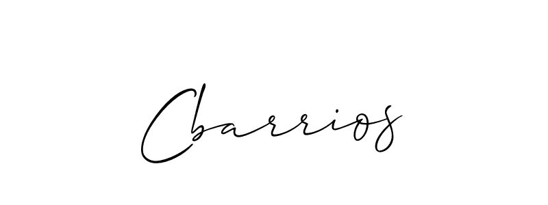 How to Draw Cbarrios signature style? Allison_Script is a latest design signature styles for name Cbarrios. Cbarrios signature style 2 images and pictures png