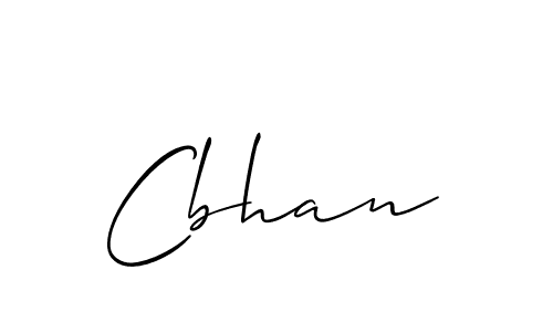 Create a beautiful signature design for name Cbhan. With this signature (Allison_Script) fonts, you can make a handwritten signature for free. Cbhan signature style 2 images and pictures png