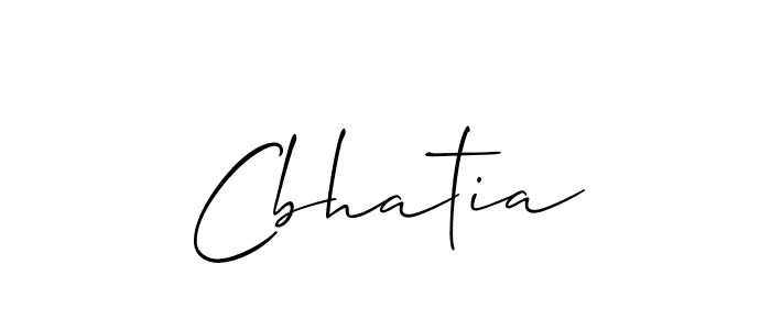 Also we have Cbhatia name is the best signature style. Create professional handwritten signature collection using Allison_Script autograph style. Cbhatia signature style 2 images and pictures png