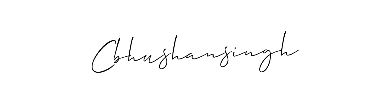 How to Draw Cbhushansingh signature style? Allison_Script is a latest design signature styles for name Cbhushansingh. Cbhushansingh signature style 2 images and pictures png