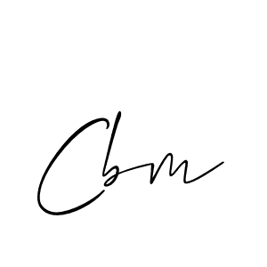 Best and Professional Signature Style for Cbm. Allison_Script Best Signature Style Collection. Cbm signature style 2 images and pictures png