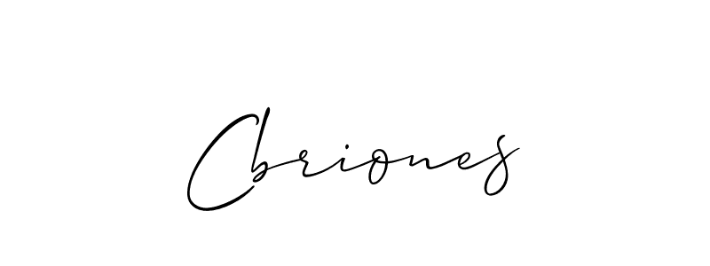 You should practise on your own different ways (Allison_Script) to write your name (Cbriones) in signature. don't let someone else do it for you. Cbriones signature style 2 images and pictures png