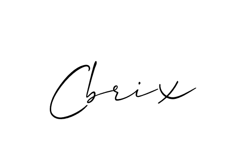 Cbrix stylish signature style. Best Handwritten Sign (Allison_Script) for my name. Handwritten Signature Collection Ideas for my name Cbrix. Cbrix signature style 2 images and pictures png