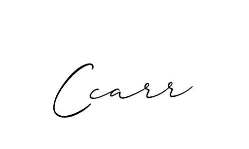 Use a signature maker to create a handwritten signature online. With this signature software, you can design (Allison_Script) your own signature for name Ccarr. Ccarr signature style 2 images and pictures png