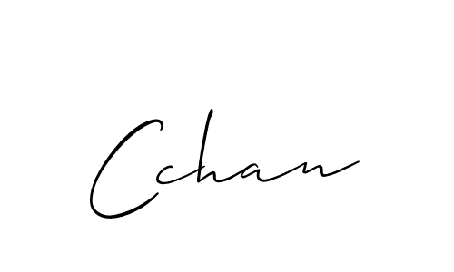 The best way (Allison_Script) to make a short signature is to pick only two or three words in your name. The name Cchan include a total of six letters. For converting this name. Cchan signature style 2 images and pictures png