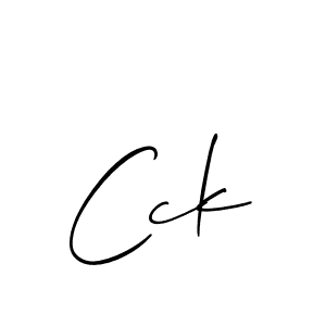 Also You can easily find your signature by using the search form. We will create Cck name handwritten signature images for you free of cost using Allison_Script sign style. Cck signature style 2 images and pictures png