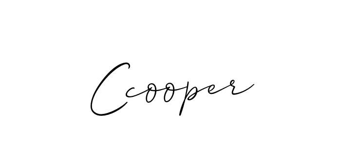 How to make Ccooper name signature. Use Allison_Script style for creating short signs online. This is the latest handwritten sign. Ccooper signature style 2 images and pictures png