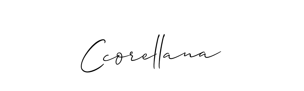 if you are searching for the best signature style for your name Ccorellana. so please give up your signature search. here we have designed multiple signature styles  using Allison_Script. Ccorellana signature style 2 images and pictures png