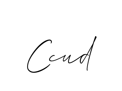You should practise on your own different ways (Allison_Script) to write your name (Ccud) in signature. don't let someone else do it for you. Ccud signature style 2 images and pictures png