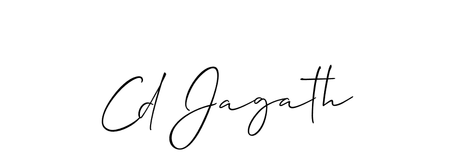 if you are searching for the best signature style for your name Cd Jagath. so please give up your signature search. here we have designed multiple signature styles  using Allison_Script. Cd Jagath signature style 2 images and pictures png