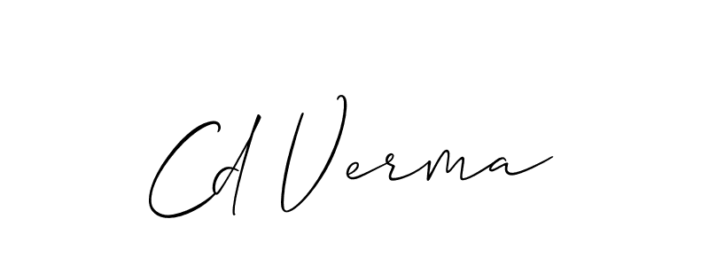 Similarly Allison_Script is the best handwritten signature design. Signature creator online .You can use it as an online autograph creator for name Cd Verma. Cd Verma signature style 2 images and pictures png