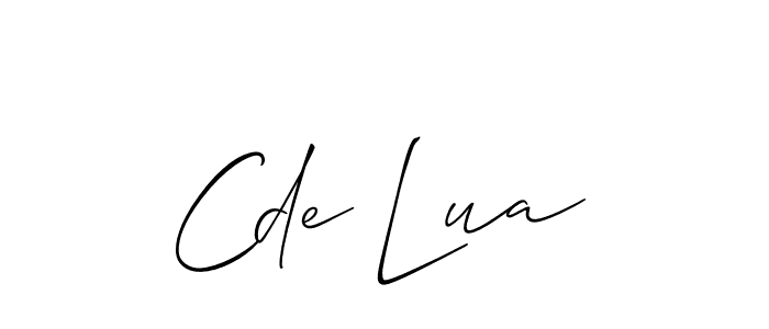 Similarly Allison_Script is the best handwritten signature design. Signature creator online .You can use it as an online autograph creator for name Cde Lua. Cde Lua signature style 2 images and pictures png