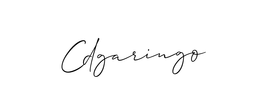 The best way (Allison_Script) to make a short signature is to pick only two or three words in your name. The name Cdgaringo include a total of six letters. For converting this name. Cdgaringo signature style 2 images and pictures png