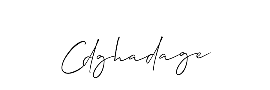 How to Draw Cdghadage signature style? Allison_Script is a latest design signature styles for name Cdghadage. Cdghadage signature style 2 images and pictures png