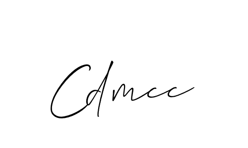 Best and Professional Signature Style for Cdmcc. Allison_Script Best Signature Style Collection. Cdmcc signature style 2 images and pictures png