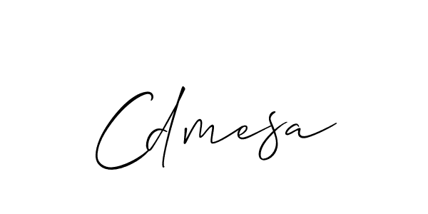 Use a signature maker to create a handwritten signature online. With this signature software, you can design (Allison_Script) your own signature for name Cdmesa. Cdmesa signature style 2 images and pictures png