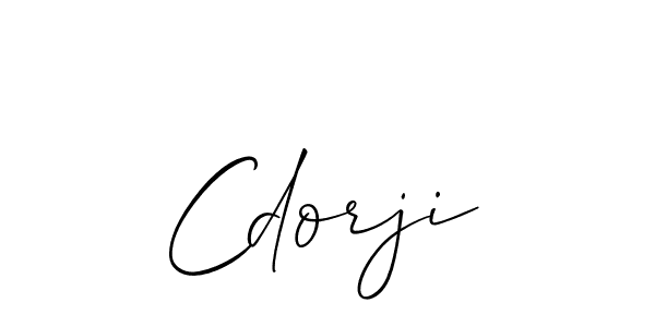 You should practise on your own different ways (Allison_Script) to write your name (Cdorji) in signature. don't let someone else do it for you. Cdorji signature style 2 images and pictures png