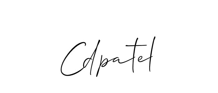 Make a beautiful signature design for name Cdpatel. Use this online signature maker to create a handwritten signature for free. Cdpatel signature style 2 images and pictures png