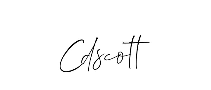 Similarly Allison_Script is the best handwritten signature design. Signature creator online .You can use it as an online autograph creator for name Cdscott. Cdscott signature style 2 images and pictures png