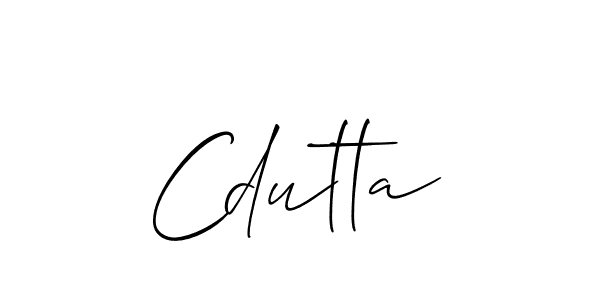 Also You can easily find your signature by using the search form. We will create Cdutta name handwritten signature images for you free of cost using Allison_Script sign style. Cdutta signature style 2 images and pictures png