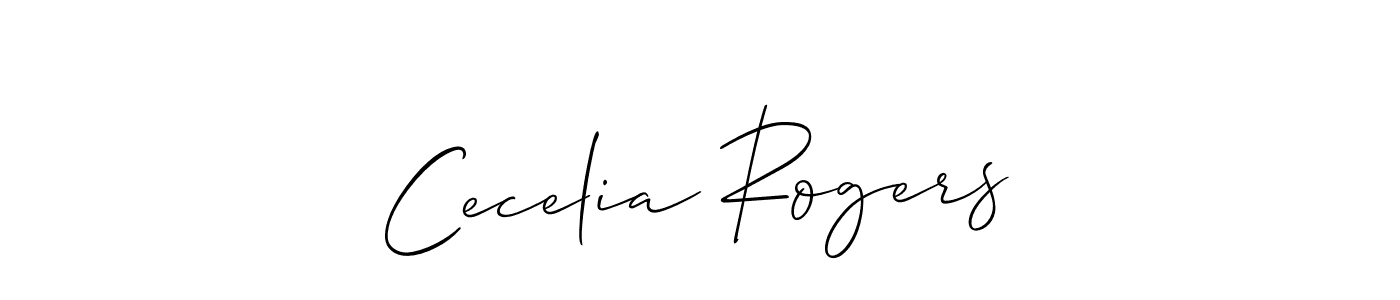 Best and Professional Signature Style for Cecelia Rogers. Allison_Script Best Signature Style Collection. Cecelia Rogers signature style 2 images and pictures png