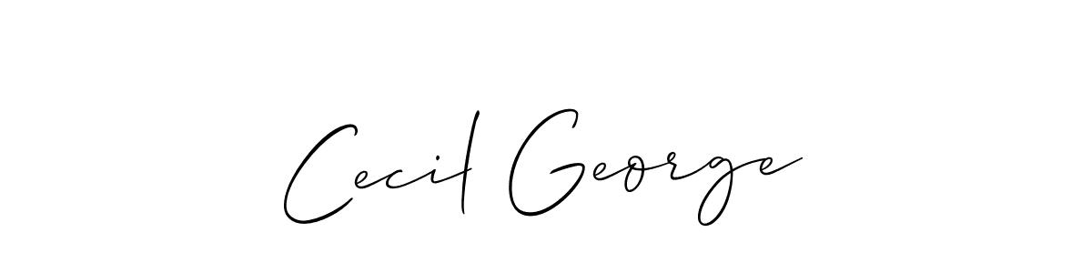 Best and Professional Signature Style for Cecil George. Allison_Script Best Signature Style Collection. Cecil George signature style 2 images and pictures png