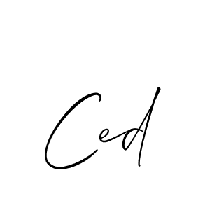 It looks lik you need a new signature style for name Ced. Design unique handwritten (Allison_Script) signature with our free signature maker in just a few clicks. Ced signature style 2 images and pictures png