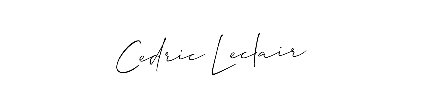 Also You can easily find your signature by using the search form. We will create Cedric Leclair name handwritten signature images for you free of cost using Allison_Script sign style. Cedric Leclair signature style 2 images and pictures png