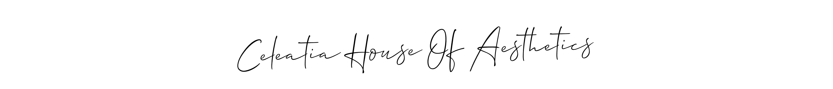 Best and Professional Signature Style for Celeatia House Of Aesthetics. Allison_Script Best Signature Style Collection. Celeatia House Of Aesthetics signature style 2 images and pictures png