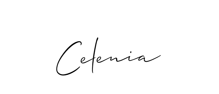 Once you've used our free online signature maker to create your best signature Allison_Script style, it's time to enjoy all of the benefits that Celenia name signing documents. Celenia signature style 2 images and pictures png