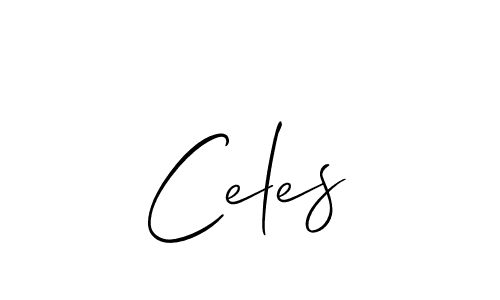 Celes stylish signature style. Best Handwritten Sign (Allison_Script) for my name. Handwritten Signature Collection Ideas for my name Celes. Celes signature style 2 images and pictures png