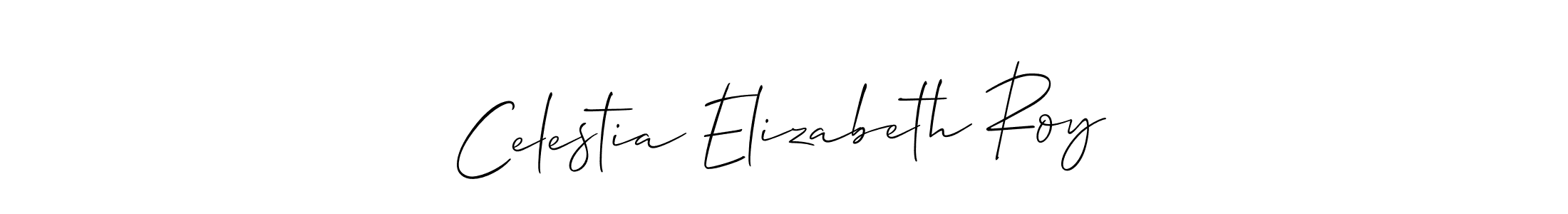 Make a short Celestia Elizabeth Roy signature style. Manage your documents anywhere anytime using Allison_Script. Create and add eSignatures, submit forms, share and send files easily. Celestia Elizabeth Roy signature style 2 images and pictures png