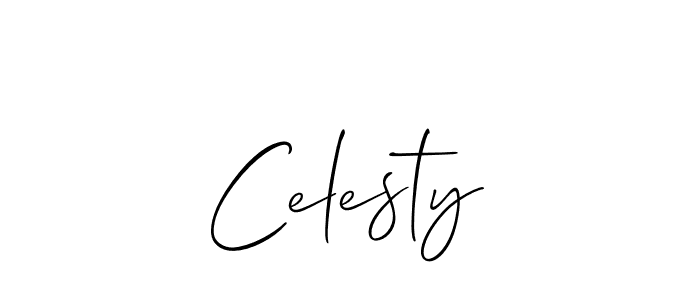 if you are searching for the best signature style for your name Celesty. so please give up your signature search. here we have designed multiple signature styles  using Allison_Script. Celesty signature style 2 images and pictures png