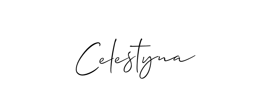 Similarly Allison_Script is the best handwritten signature design. Signature creator online .You can use it as an online autograph creator for name Celestyna. Celestyna signature style 2 images and pictures png