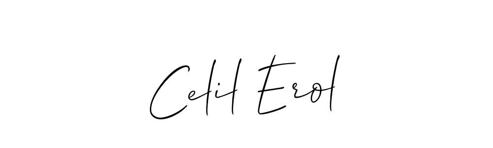 It looks lik you need a new signature style for name Celil Erol. Design unique handwritten (Allison_Script) signature with our free signature maker in just a few clicks. Celil Erol signature style 2 images and pictures png