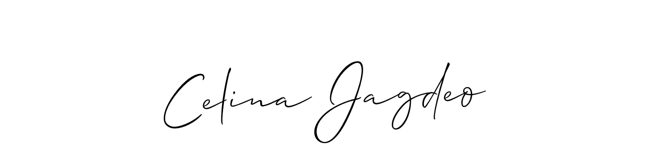 How to make Celina Jagdeo signature? Allison_Script is a professional autograph style. Create handwritten signature for Celina Jagdeo name. Celina Jagdeo signature style 2 images and pictures png