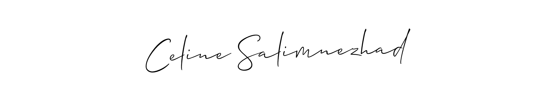 You can use this online signature creator to create a handwritten signature for the name Celine Salimnezhad. This is the best online autograph maker. Celine Salimnezhad signature style 2 images and pictures png