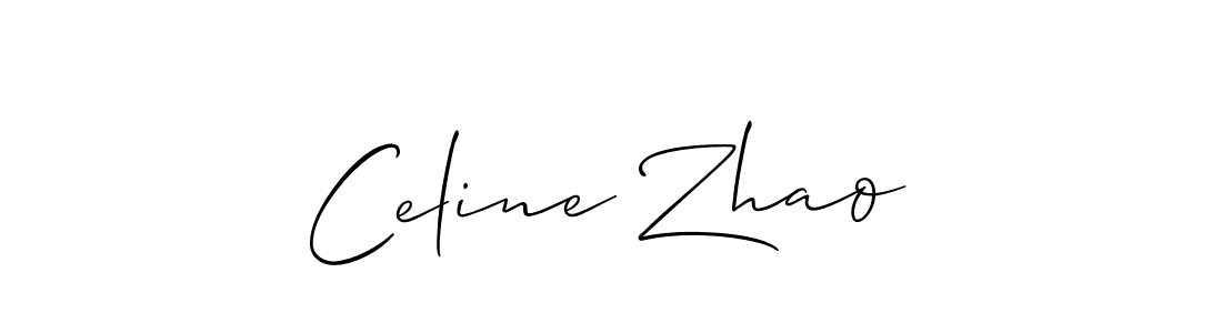 The best way (Allison_Script) to make a short signature is to pick only two or three words in your name. The name Celine Zhao include a total of six letters. For converting this name. Celine Zhao signature style 2 images and pictures png