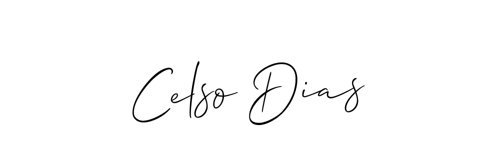 Use a signature maker to create a handwritten signature online. With this signature software, you can design (Allison_Script) your own signature for name Celso Dias. Celso Dias signature style 2 images and pictures png