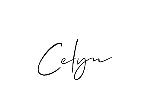 Also You can easily find your signature by using the search form. We will create Celyn name handwritten signature images for you free of cost using Allison_Script sign style. Celyn signature style 2 images and pictures png