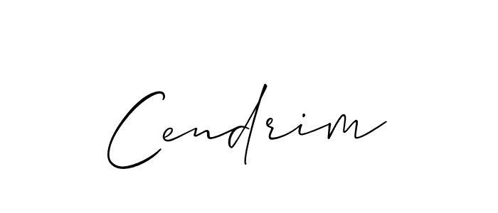 Create a beautiful signature design for name Cendrim. With this signature (Allison_Script) fonts, you can make a handwritten signature for free. Cendrim signature style 2 images and pictures png