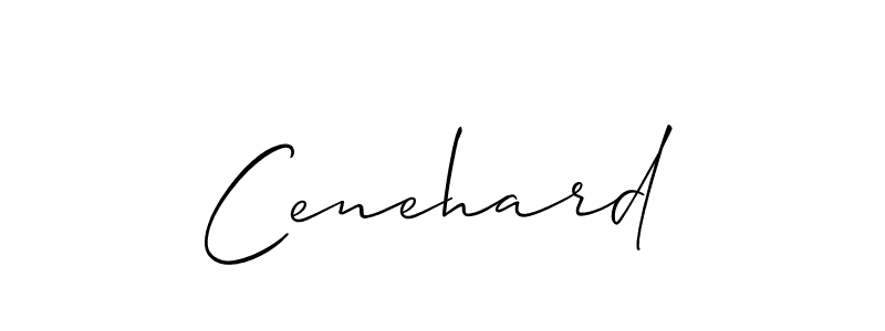 Also we have Cenehard name is the best signature style. Create professional handwritten signature collection using Allison_Script autograph style. Cenehard signature style 2 images and pictures png