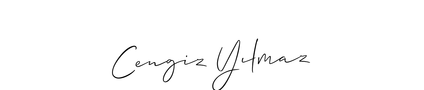 Similarly Allison_Script is the best handwritten signature design. Signature creator online .You can use it as an online autograph creator for name Cengiz Yılmaz. Cengiz Yılmaz signature style 2 images and pictures png